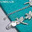 URMYLADY Bạc 925 Chuồn Chuồn Dây Chuyền Vòng Tay Nữ Tiệc Cưới Trang Sức Thời Trang