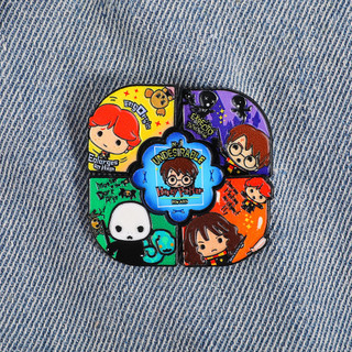 5 Cái / bộ Harry Potter Magic ‌Nhân vật học viện Hợp kim kim kim loại Men Pin Trâm Huy hiệu lưu niệm