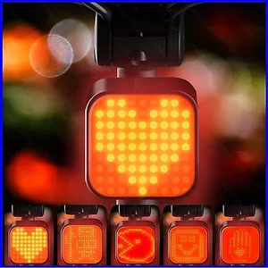 SQ3 Đèn LED thông minh Đuôi xe đạp USB Đèn cảnh báo phía sau xe đạp có thể sạc lại Nhiều tín hiệu động QS3