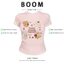 BOOM Áo Baby Tee Nữ Cotton Ôm Body-Áo Thun Ngắn Tay Y2K In Hình PhongCách Mùa Hè, Cổ Tròn Hàng Đầucách hàn quốc phong091