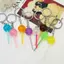 PNPIA- 1 Chiếc Mô Phỏng Lollipop Móc Khóa Trong Suốt Dạ Quang Nhựa Phụ Kiện Túi Kẹo Đồ Trang Trí Quà Tặng Sáng Tạo Điểm