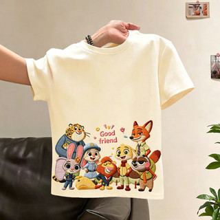 COD✅ (Hồ Chí Minh) Thời Trang Hitty Studio Áo thun ngắn tay co giãn 4 chiều "Zootopia" mới in hình Áo thun nữ hè 2026
