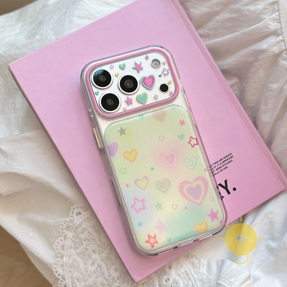 Phone Case For iPhone 17 Pro Max 16 15 14 TPU Transparent Aesthetic Korean Cute