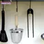 Phễu mì BORAGETE, Dụng cụ lọc giỏ đa chức năng bằng thép không gỉ, Tay cầm bằng gỗ dày bền bỉ Bánh bao lưới Giỏ tiện ích nhà bếp
