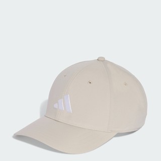 adidas Lifestyle New Logo Embroidered Baseball Cap Unisex Beige JW6038