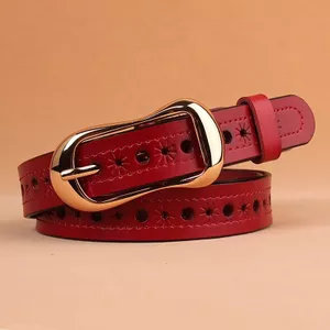 Đai Điều Trị Nữ Thắt Lưng Pin Khóa Khâu Phù Hợp Với Thoải Mái Bền Quần Jean Thắt Lưng Mỏng 6.7