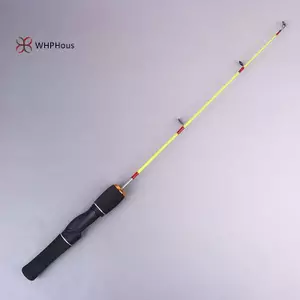 < WHPHous-t > Cần Câu Tôm Mùa Đông Siêu Nhẹ 60CM Di Động Mini Mùa Đông Cần Câu Quay Đúc Băng Mùa Đông Cần Câu Cá Đẹp