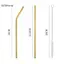 GCDHome 6 Chiếc Kim Loại Có Thể Tái Sử Dụng Thép Không Gỉ 304 Ống Hút Thẳng Bent Ống Hút Uống Có Vỏ Bàn Chải Làm Sạch Bộ Đảng Thanh Phụ Kiện HOT