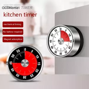 Đồng hồ hẹn giờ nhà bếp cơ khí GCDHome 60 phút Clo hẹn giờ có báo động lớn Clo từ tính HOT