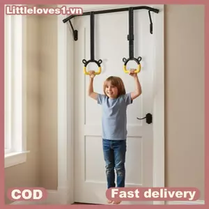 Littleloves1 Home Fitness Nhẫn tập thể dục trẻ em và thanh ngang có thể điều chỉnh Tuyệt vời cho các bài tập kéo lên VN