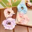 Kuromi Phụ Kiện Tóc Trẻ Em Dây Buộc Tóc Scrunchy Cho Bé Gái Không Làm Tổn Thương Tóc Dây Cao Su Bé Gái Dây Buộc Tóc Đầu Dây Buộc Mũ Đội Đầu