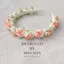 Mori Phong Cách Jasmine Headband Hàn Quốc Siêu Cổ Tích Camellia Ngọc Trai Nơ Cô Gái Cao Cấp Ngọt Ngào Mũ Đội Đầu Mũ