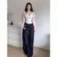 Pure Desire Sweet Spicy Style Lace Trim Camisole Women Layered Wear Slim-fit Áo Cardigan dài tay ôm sát sát hơn Bộ đồ hai mảnh