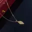 JULYHOT Thanh Lịch Kim Cương Giả Lá Mặt Dây Chuyền Nelaces Dành Cho Nữ Sáng Bóng Zircon Thép Không Gỉ Lá Kim Loại Choker Đơn Giản Xương Đòn Dây Xích Massivedeals