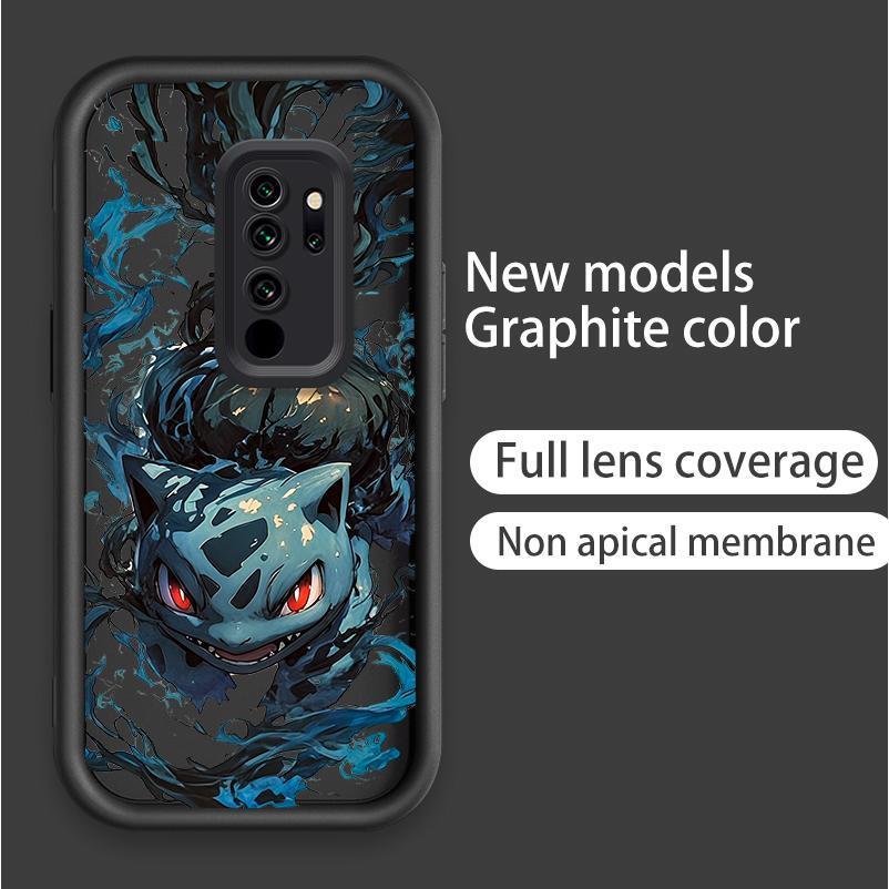 Vỏ Cho Redmi Note 8 Pro Hoạt Hình Silicon Mềm TPU Pikachu Bulbasaur Pokémon Angel Eye Vỏ Điện Thoại Chống Sốc