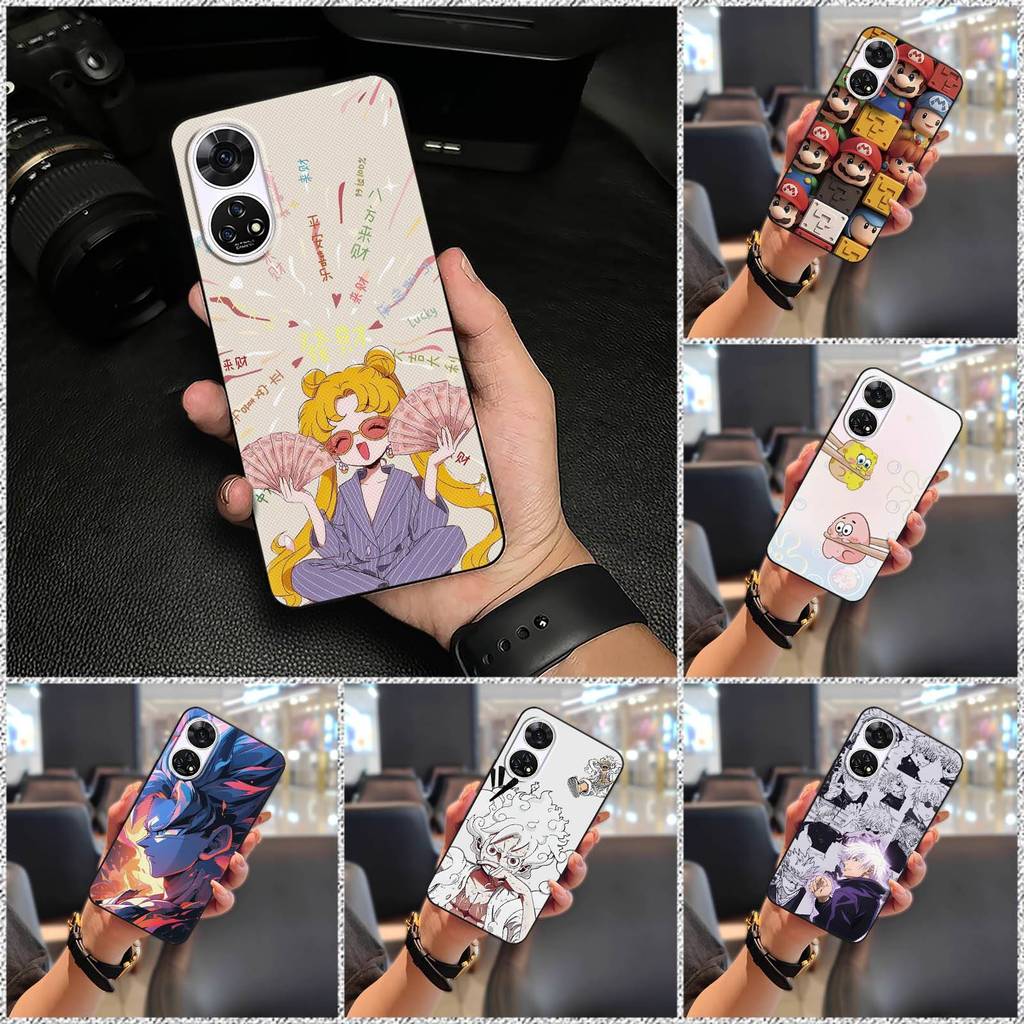 Ốp lưng Chống Bụi Bẩn Cho ZTE Anshin Họ / A303ZT TPU Dễ Thương Bảo Vệ Chống Sốc Silicon Mềm Bọc Toàn Bộ Phim Hoạt Hình Bền Túi Điện Thoại Chống Thấm Nước Thiết Kế Thời Trang