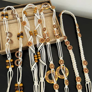 Dây thắt lưng phong cách Bohemian Nữ 2026 Thiết kế thích hợp Dây thắt lưng phong cách dân tộc