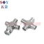 BNC-JKK BNC Nữ Chất Liệu Đồng Đài Phát Thanh Sóng Bộ Chuyển Đổi BNC Một cm Ba Nữ Bốn Chiều Adapter