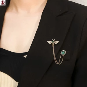 Kim Cương Giả Dây Xích-Bee Nhỏ Giọt Trâm Vintage Hợp Kim Trang Sức Để Trang Trí Tiệc Hàng Ngày