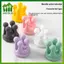 SWEET 6 Chiếc Silicone Bàn Chải Đánh Răng Giá Đỡ Chống Thấm Nước Tự Dính Đa Chức Năng Móc Đấm Miễn Phí Dao Cạo Râu Ra Kệ Lưu Trữ Móc n