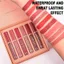 Set Son Kem Lì 6 Màu Thời Thượng Chất Son Mịn Mượt Lâu Trôi Chống Nước Không Lem Không Khô Môi