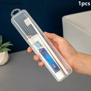 Hộp đựng bàn chải đánh răng di động AA Hộp đựng bàn chải đánh răng du lịch bằng nhựa Hộp đựng bàn chải đánh răng trong suốt Người tổ chức Du lịch Phụ kiện thiết thực VN