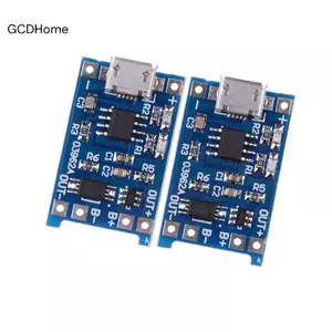 GCDHome 2 Cái / bộ 5V Micro USB 1A 18650 Bảng Sạc Mô Đun Sạc HOT