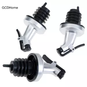 GCDHome 3 chiếc Nút chai bằng thép không gỉ Chai rượu Pourer Nút chai nóng