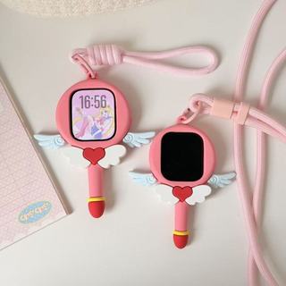 Ốp lưng đồng hồ silicon Magic Wand Thích hợp cho đồng hồ thông minh S11 10 9 8 ULTRA 7 6 5 4 SE 3 2 1 Kích thước 38mm40mm41mm42mm44mm45mm49mm