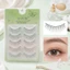Lông mi giả kiểu dáng tự nhiên 16U màu đen dành cho nữ Full Strip với sợi mềm và hỗ trợ mạnh mẽ