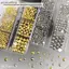 AA 6 Lưới Bán Tròn Ngọc Trai Móng Tay Charm Bộ Trang Trí Móng Tay Nghệ Thuật Phụ Kiện Làm Móng Tay Dễ Dàng Cho Salon Nhà VN