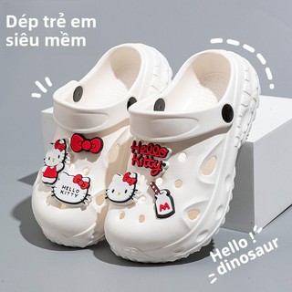 Dép Sục Mèo Dễ Thương Cho Bé Gái - Đế Mềm Chống Trượt, Đi Biển, Đi Chơi Mùa Hè