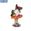 <cosyh>Enchanting Mushroom Gnome Sculpture Durable Resin Ornament for Your Garden Decor