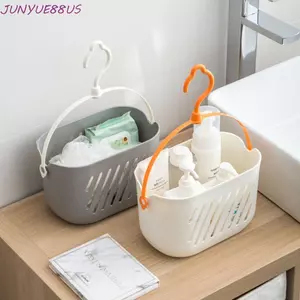JUNYUE88US Giỏ Treo Colorfast Di Động Lưu Trữ Nhà Cho Phòng Tắm Dễ Dàng Làm Sạch Với Dây Móc Móc Giá