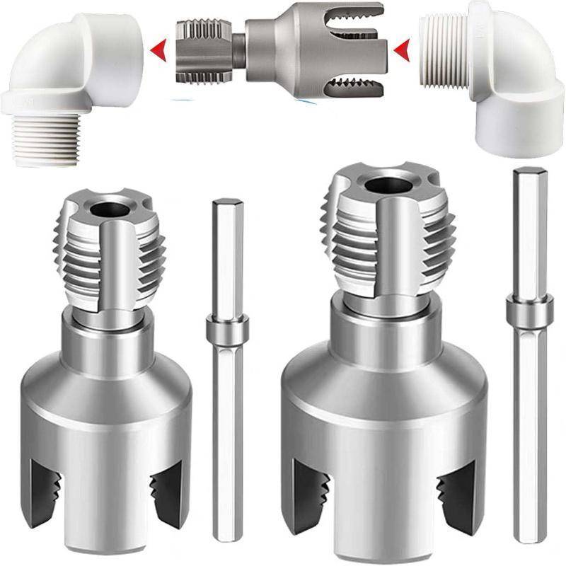Nhíphuj Dụng cụ cắt ren ống có độ chính xác cao Ống nhựa PVC bên trong và bên ngoài cho xưởng làm việc tại nhà Dụng cụ cầm tay đa năng VN