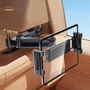 TRTR Tựa Đầu Ô Tô Gắn Cho Điện Thoại Và Máy Tính Bảng Kính Thiên Văn Có Thể Điều Chỉnh Chân Đế Cho Ghế Sau Hành Khách Xem Phim Chuyến Đi Đường VN