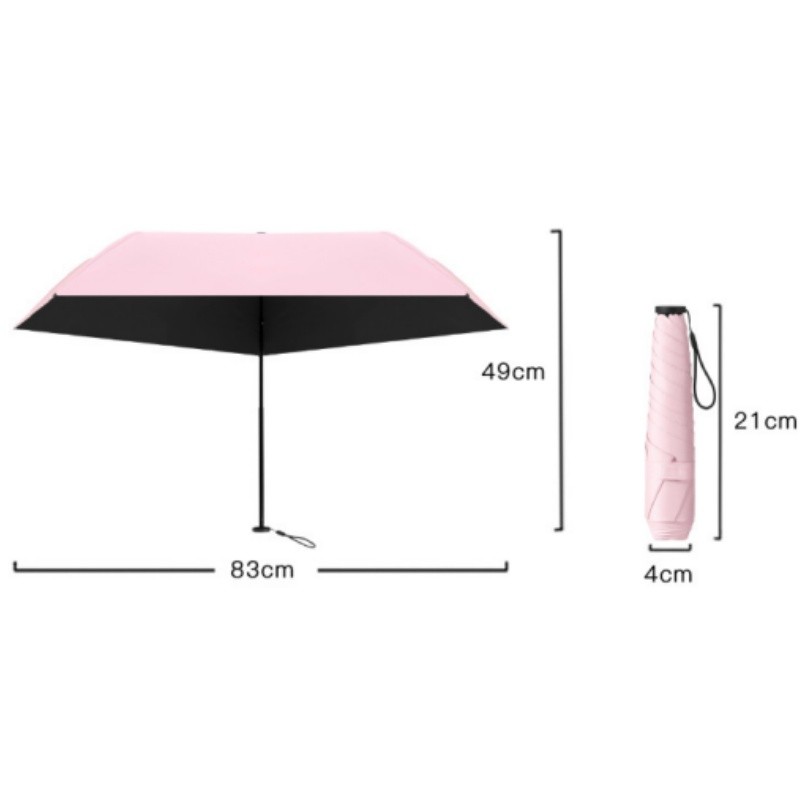 ST2 Chỉ Trọng Lượng 103g Ô Chống Nắng Nhẹ 5 Lần Có UPF 50 Bảo Vệ Để Mang Theo Hàng Ngày TS2