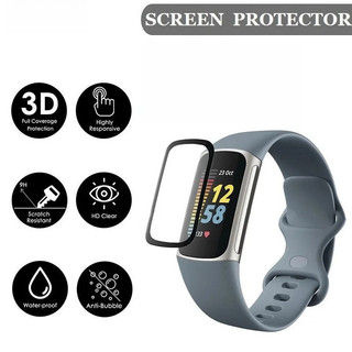 Miếng dán bảo vệ màn hình mềm cong 3D cho đồng hồ thông minh Fitbit Charge 6 5 Fitbit Inspire 3 / Luxe / Full Cover Phim bảo vệ