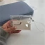 Ví đựng tiền xu OLVIDO, Hộp đựng thẻ chìa khóa đầy màu sắc bằng nhựa PVC, có dây đeo cổ tay Túi đựng son môi hai lớp trong suốt