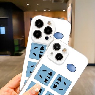 Ốp lưng ổ cắm sáng tạo, thiết kế cho người yêu phong cách độc lạ Bảo Vệ Camera Cấp iPhone 17/16/15/14/13/12/11/X/XS Max