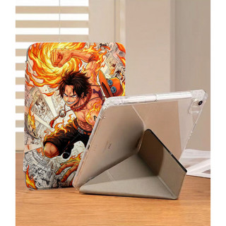 Ốp Lưng ONE PIECE cho iPad Air4/5/6/7/8 Pro 11 Y-fold Luffy Gear 5 Zoro Ace iPad A16 Gen 12 11 10 9 8 7 6 5 Mini6/7