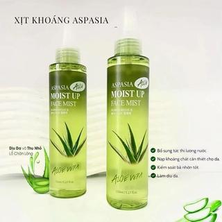 [Giá hủy diệt] Xịt Khoáng Aspasia Moist Up Face Mist Aloe 150ml Heri Skin