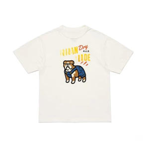 Áo thun Unisex dáng rộng vừa vặn, Áo thun họa tiết nhân vật hoạt hình cổ điển, Đồ dạo phố thông thường màu trắng và đen