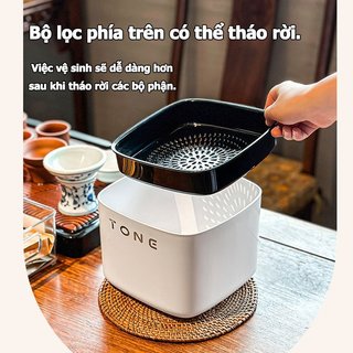 Trà Thùng Rác Thoát Nước Lọc Để Bàn Nhà Bếp Nhựa Có Thể Tháo Rời Khay Không Trượt Trang Trí Hiện Đại