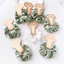 14 Chiếc Satin Scrunchie Buộc Tóc Cho Đám Cưới Kính Mắt Giá Đỡ Màu Trơn Hình Trái Tim Kính Mát Cưới Khách Lụa Scrunchie Kính Mắt
