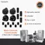 Bigapple 4 Bếp Gas Nhựa Núm Điều Khiển Đa Năng Thay Thế Cho Nồi Lò Nướng Hob Burner RDG