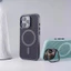 Vỏ điện thoại di động, lưới làm mát thoáng khí, khung hút từ tính, thích hợp cho iPhone 12 / 13 / 14pro / 15promax / 16, vỏ bảo vệ điện thoại di động iPhone mới.