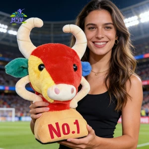 Búp bê nhồi bông Cow Cup - Quà tặng sinh nhật cho bé trai và bé gái