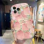 Ốp Lưng Cho OPPO Reno 15 14 13 12 11 10 Pro 8 6 15F 14F 13F 8Z 7Z 6Z A6X A3X A5i A17K A16K A16E A15S A12E Kem Sóng Cong Cạnh Họa Tiết Hoa Tulip Hồng NYK133