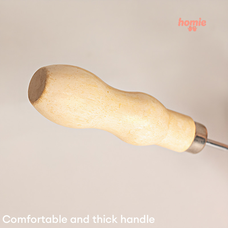 ✨Homie✨Dụng cụ đục lỗ bằng gỗ 2mm, dùi đục lỗ, dụng cụ may vá da DIY, dụng cụ khâu túi, dụng cụ làm giày thủ công.